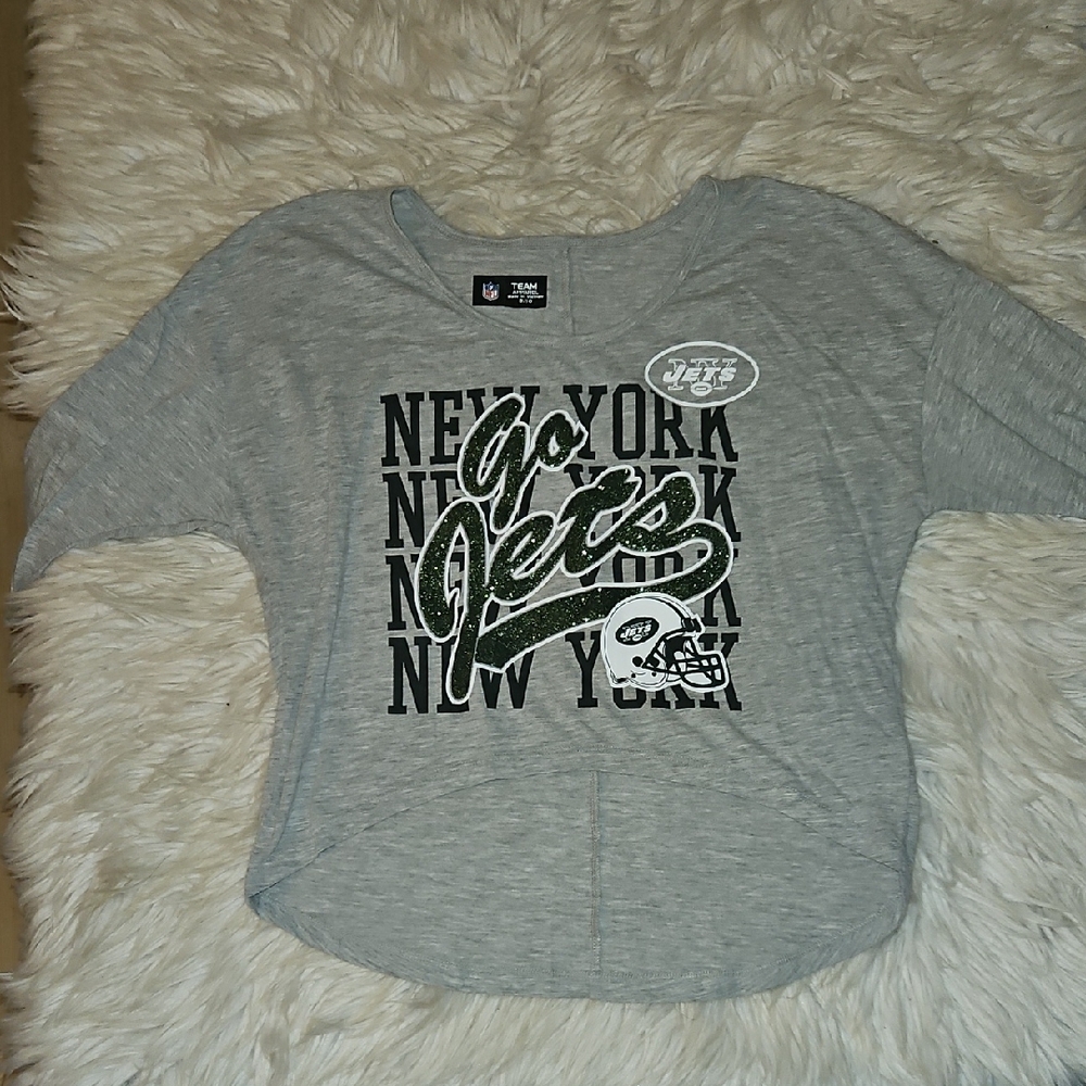 NFL Team Apparel New York Jets Crop Top